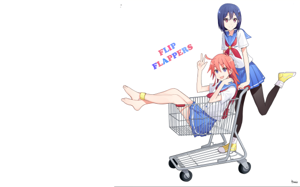 Anime Flip Flappers Papika Kokona HD Wallpaper | Background Image