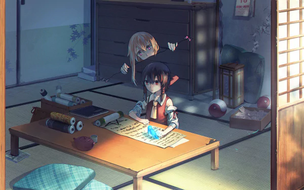 Anime Touhou HD Desktop Wallpaper | Background Image