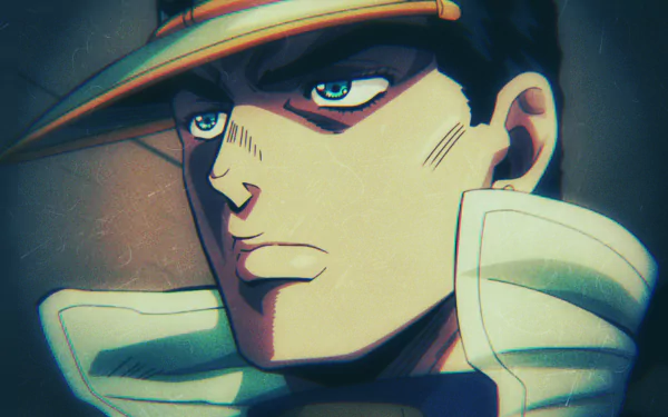 Jotaro Kujo Anime Jojo's Bizarre Adventure HD Desktop Wallpaper | Background Image
