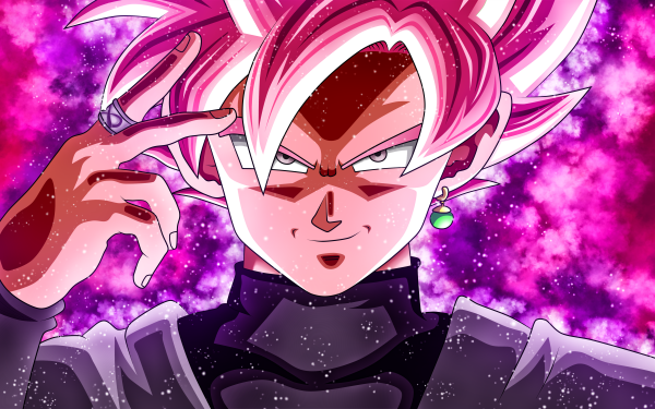Anime Dragon Ball Super Dragon Ball Black Black Goku SSR Black Super Saiyan Rosé HD Wallpaper | Background Image