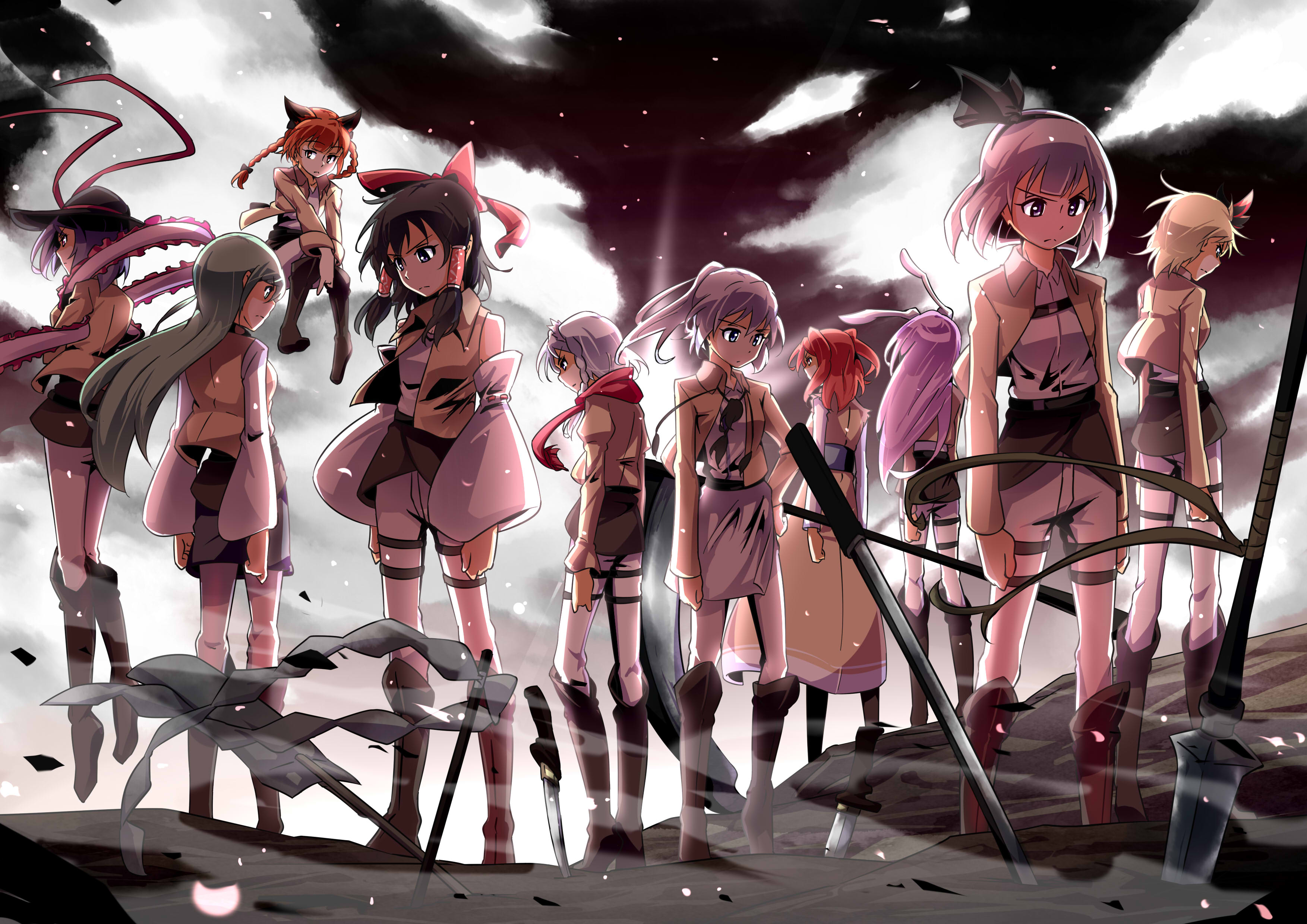 Anime Crossover HD Wallpaper | Background Image