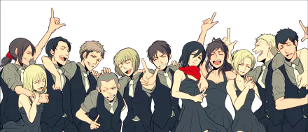 Ymir (Attack on Titan) Sasha Blouse Reiner Braun Mikasa Ackerman Marco Bott Jean Kirstein Eren Yeager Connie Springer Historia Reiss Bertholdt Hoover Armin Arlert Annie Leonhart Anime Attack on Titan HD Desktop Wallpaper | Background Image