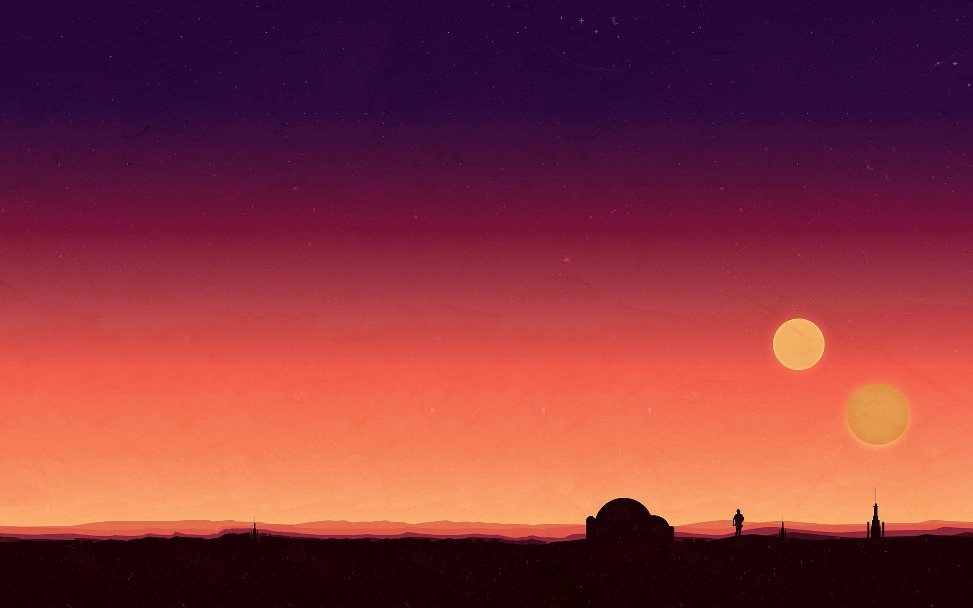 16 Tatooine Star Wars 高清壁纸 桌面背景 Wallpaper Abyss