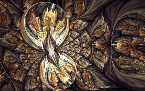 silver Abstract fractal HD Desktop Wallpaper | Background Image