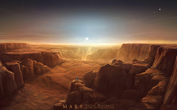 Artistic Landscape Mars HD Wallpaper | Background Image