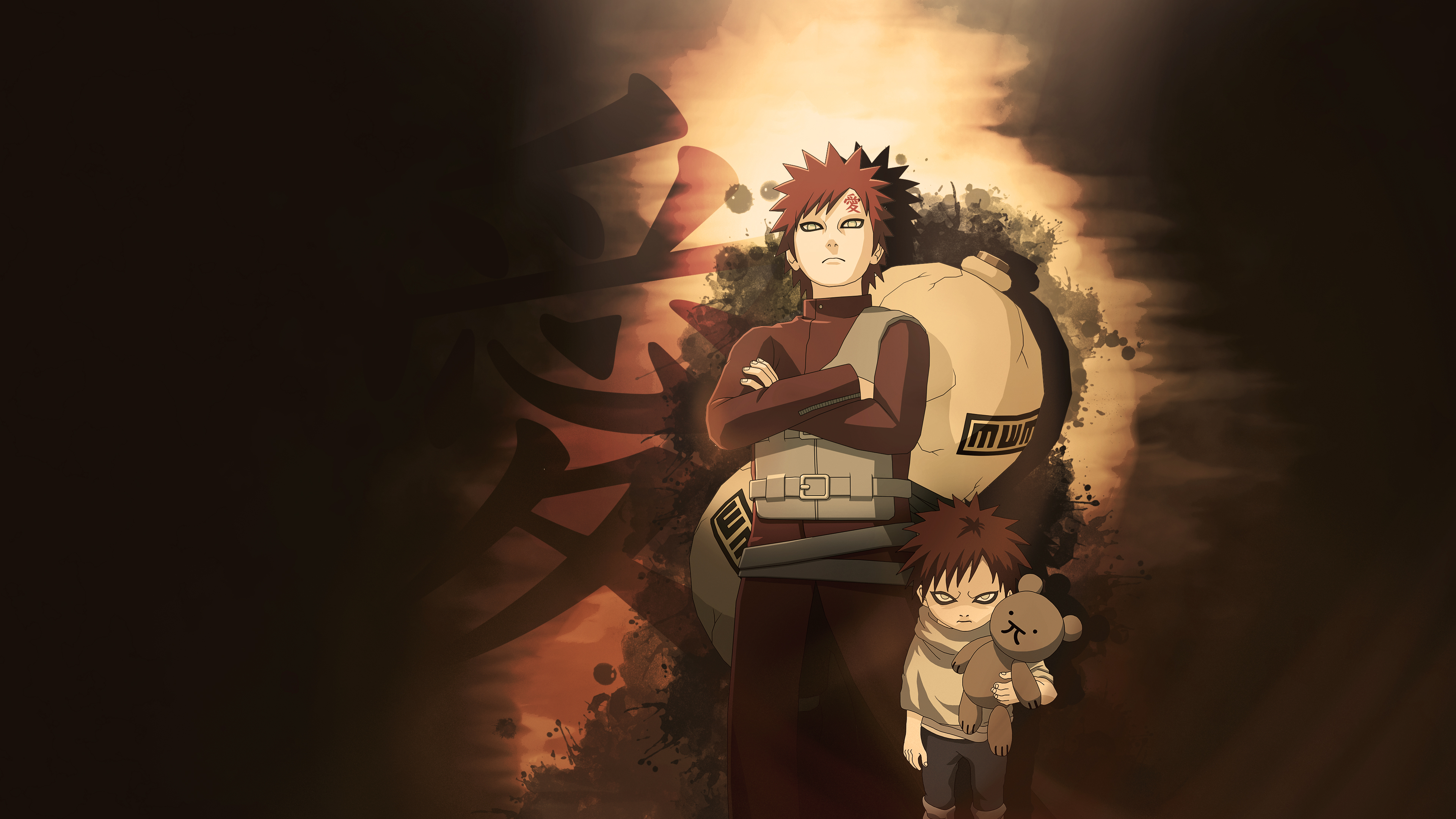 Download Gaara in the Anime series Naruto Wallpaper