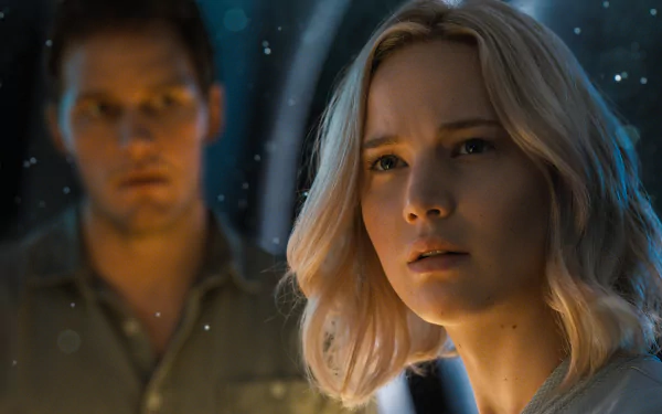 Chris Pratt Jennifer Lawrence Passengers (Movie) movie Passengers HD Desktop Wallpaper | Background Image