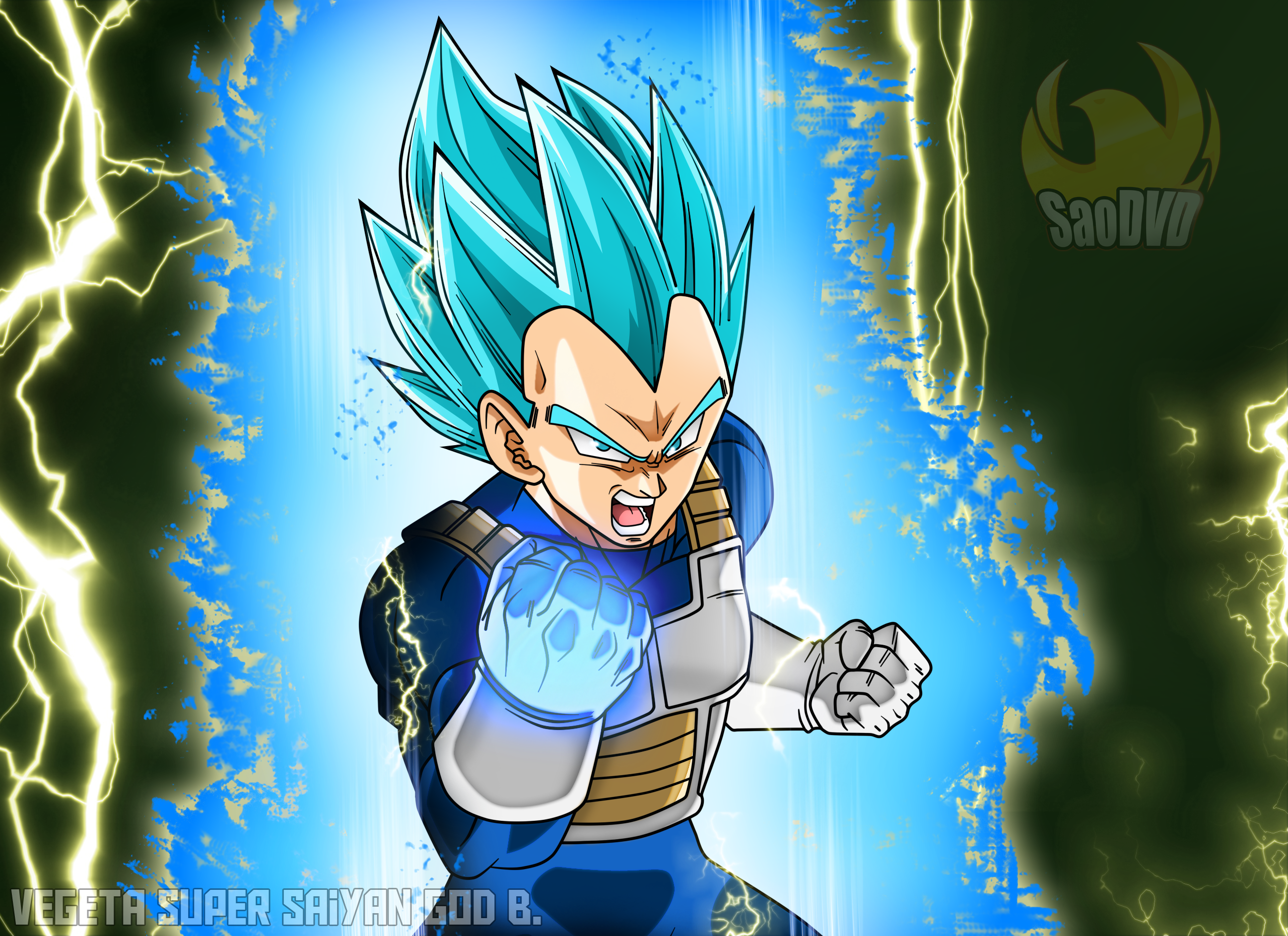 vegeta super saiyan god wallpaper