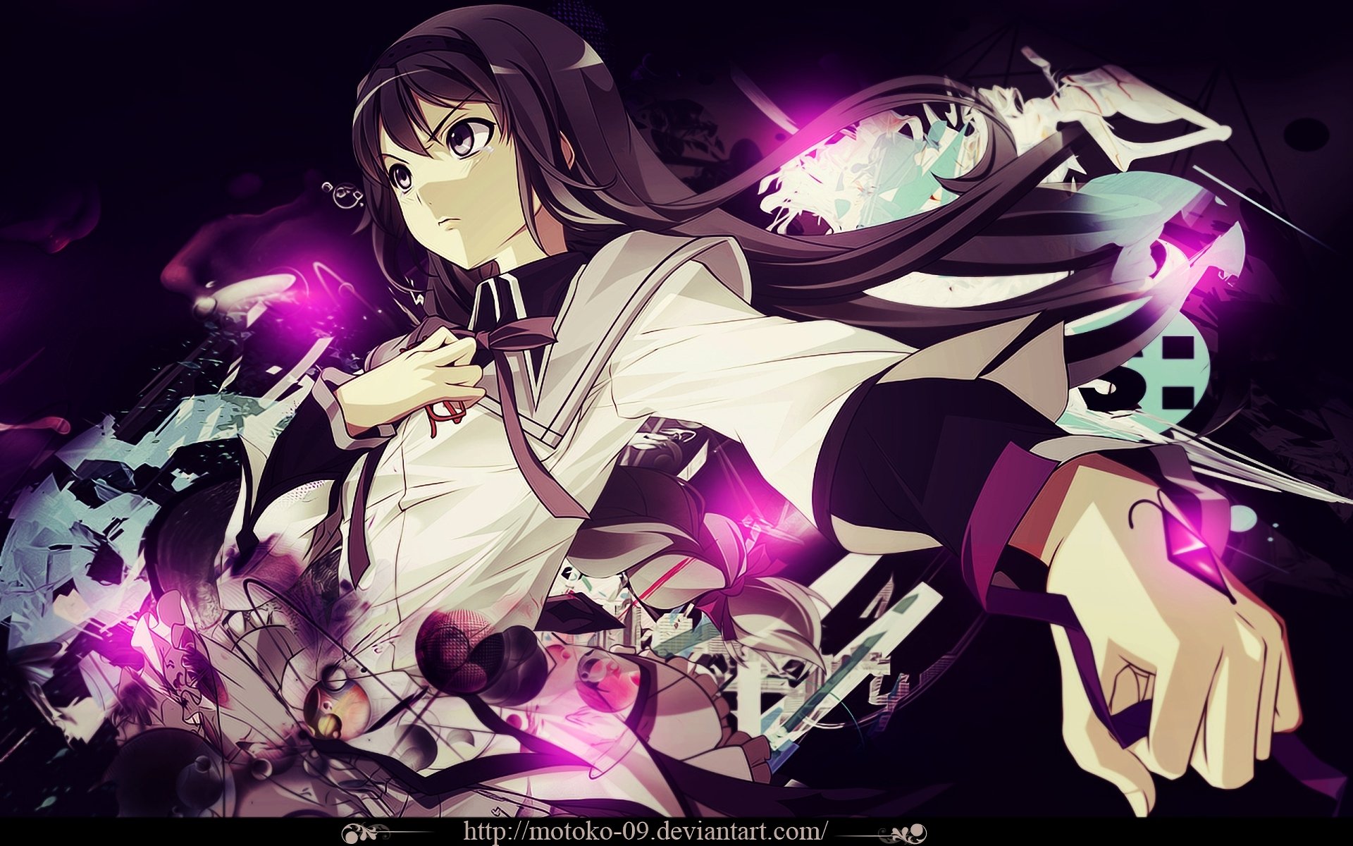 Download Homura Akemi Anime Puella Magi Madoka Magica HD Wallpaper