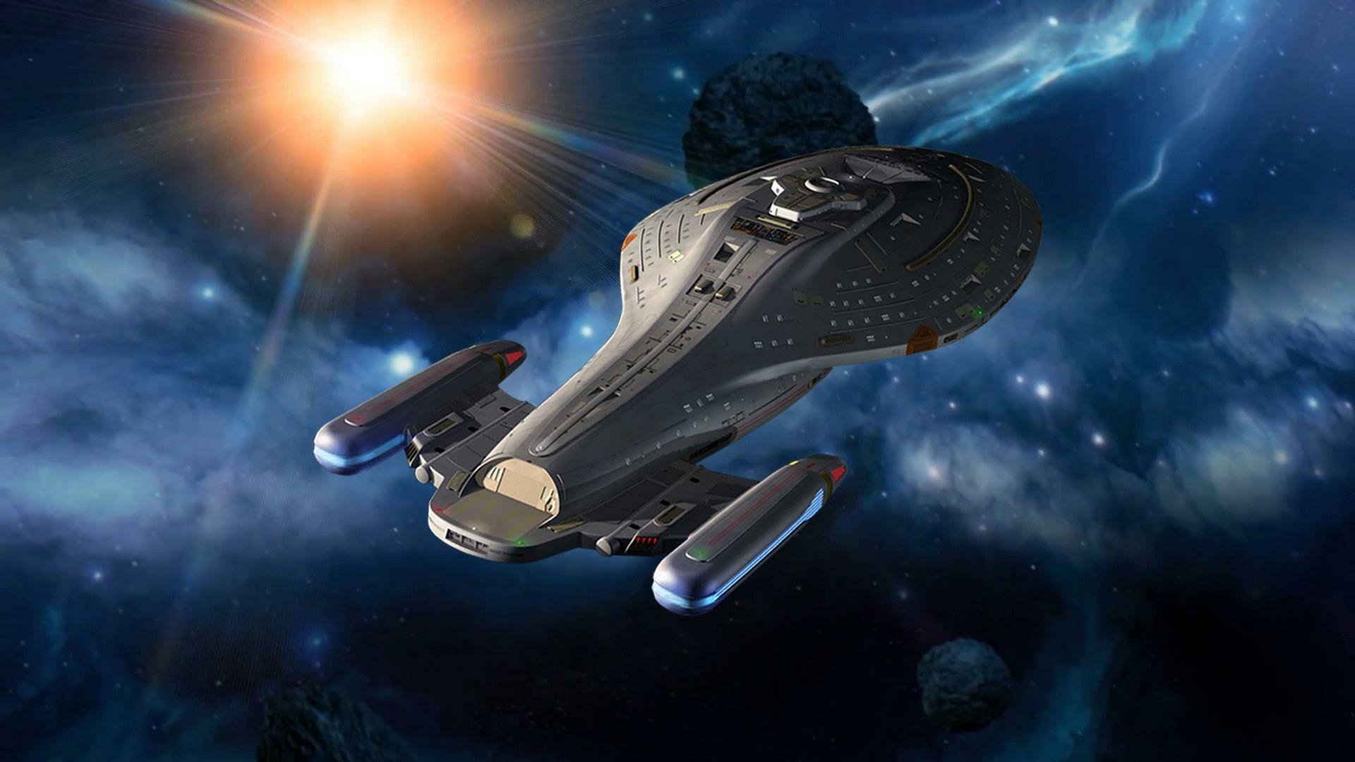 Какой из кораблей летал в космос. Star Trek Voyager корабли.