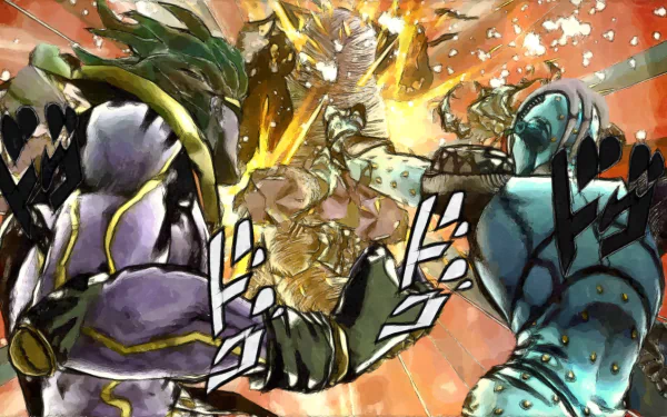 Star Platinum (Jojo's Bizarre Adventure) Stone Free (Jojo's Bizarre Adventure) Anime Jojo's Bizarre Adventure HD Desktop Wallpaper | Background Image