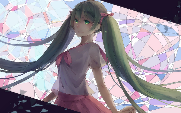 Anime Vocaloid Hatsune Miku HD Wallpaper | Background Image