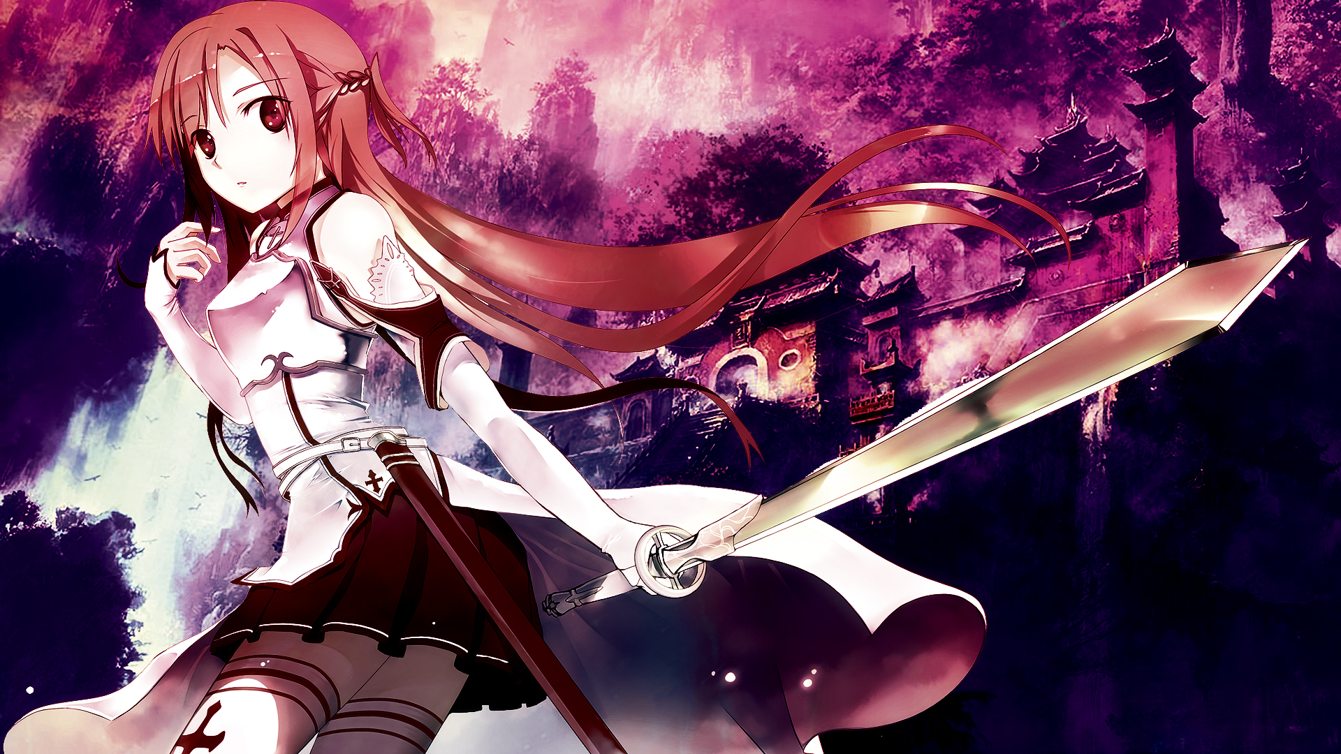 Download Asuna Yuuki Anime Sword Art Online HD Wallpaper