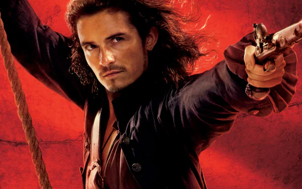 Will Turner Orlando Bloom movie Pirates Of The Caribbean: At World's End HD Desktop Wallpaper | Background Image