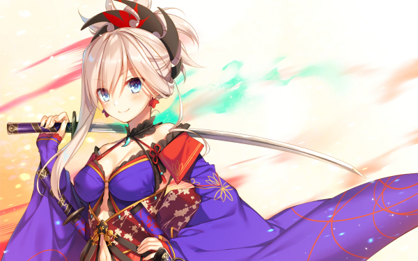 Anime Fate/Grand Order Fate Series Miyamoto Musashi HD Wallpaper | Background Image