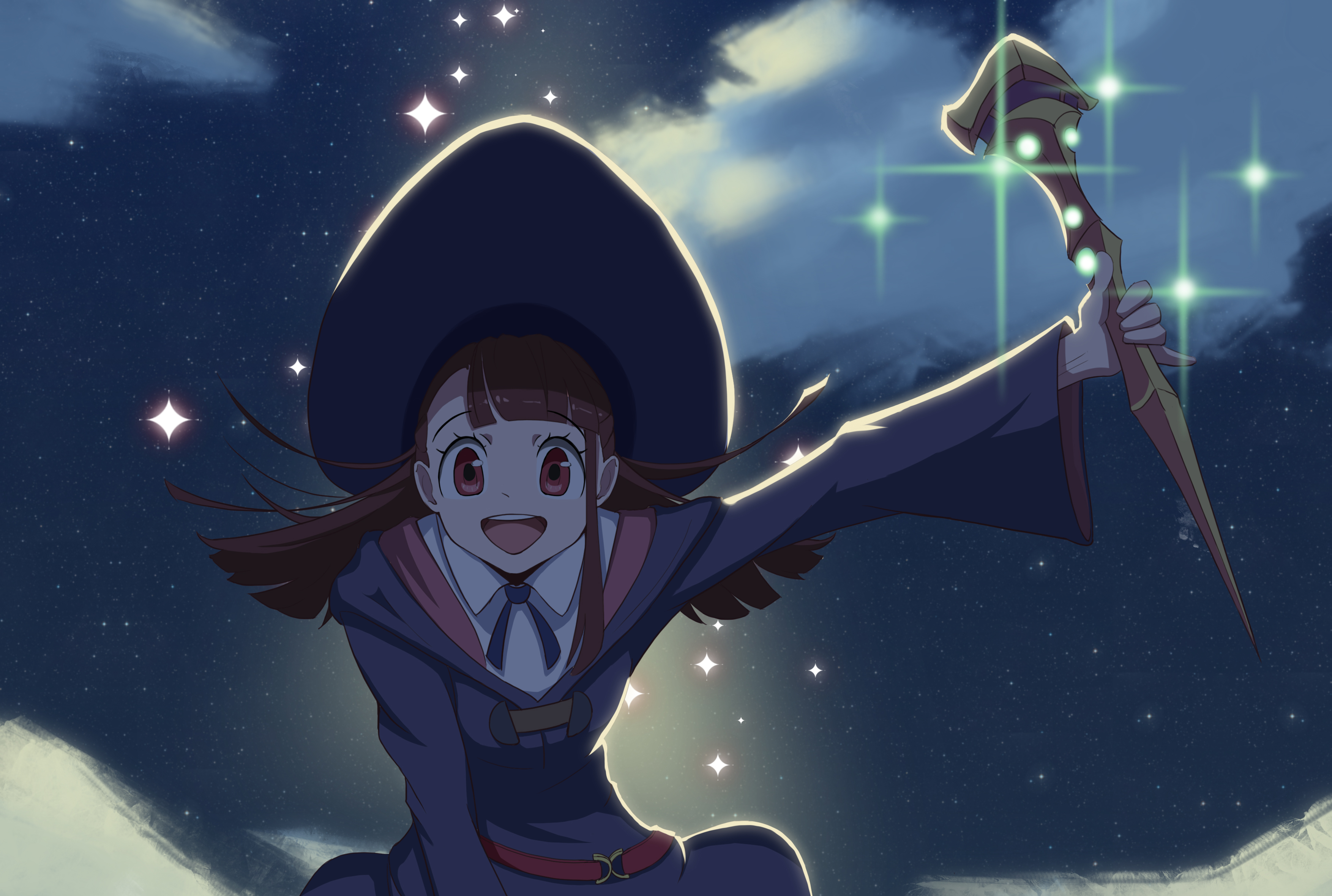 Little Witch Academia HD Wallpaper | Background Image | 3508x2361