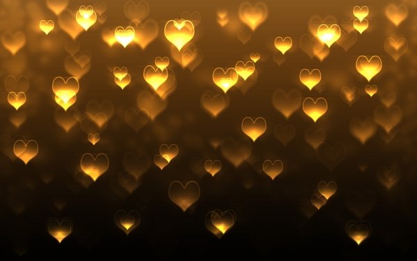 Artistic Heart Pattern HD Wallpaper | Background Image