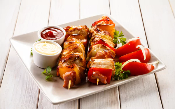 sauce meat food barbecue HD Desktop Wallpaper | Background Image