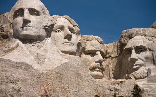  Mount Rushmore National Memorial in the Black Hills region of South Dakota