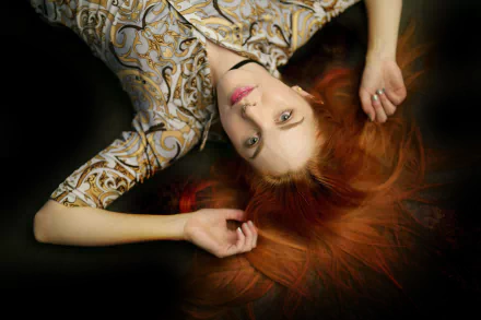 redhead Amarna Miller woman model HD Desktop Wallpaper | Background Image