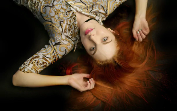 redhead Amarna Miller woman model HD Desktop Wallpaper | Background Image