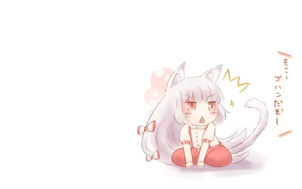 Fujiwara no Mokou Anime Touhou HD Desktop Wallpaper | Background Image