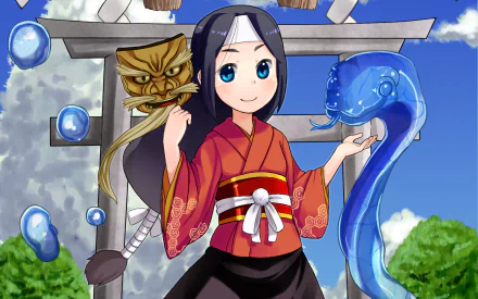 Anime Tsugumomo HD Desktop Wallpaper | Background Image