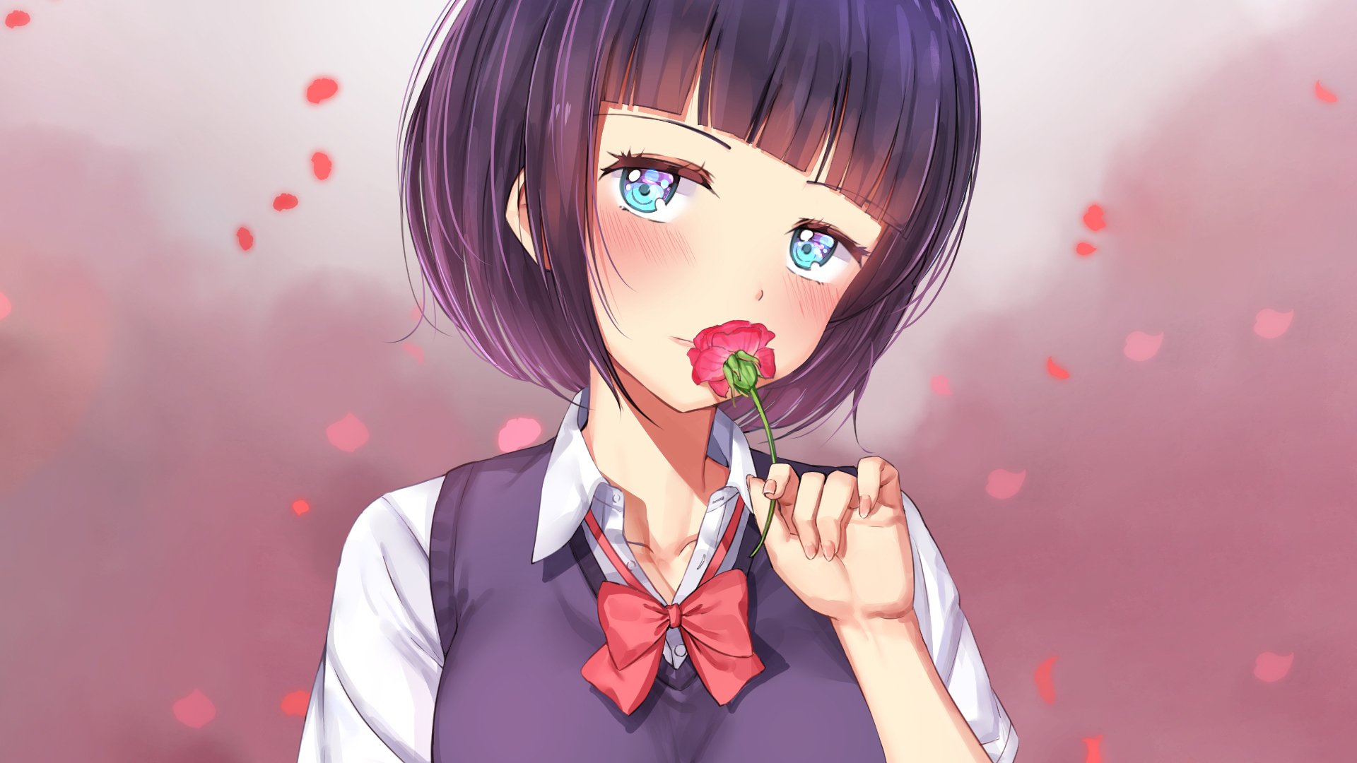 Download Hanabi Yasuraoka Anime Kuzu No Honkai HD Wallpaper