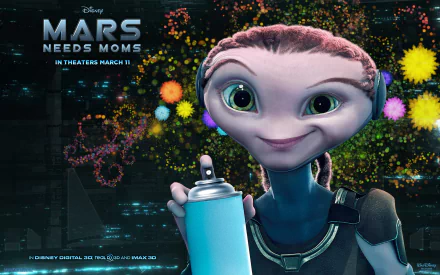 movie Mars Needs Moms HD Desktop Wallpaper | Background Image