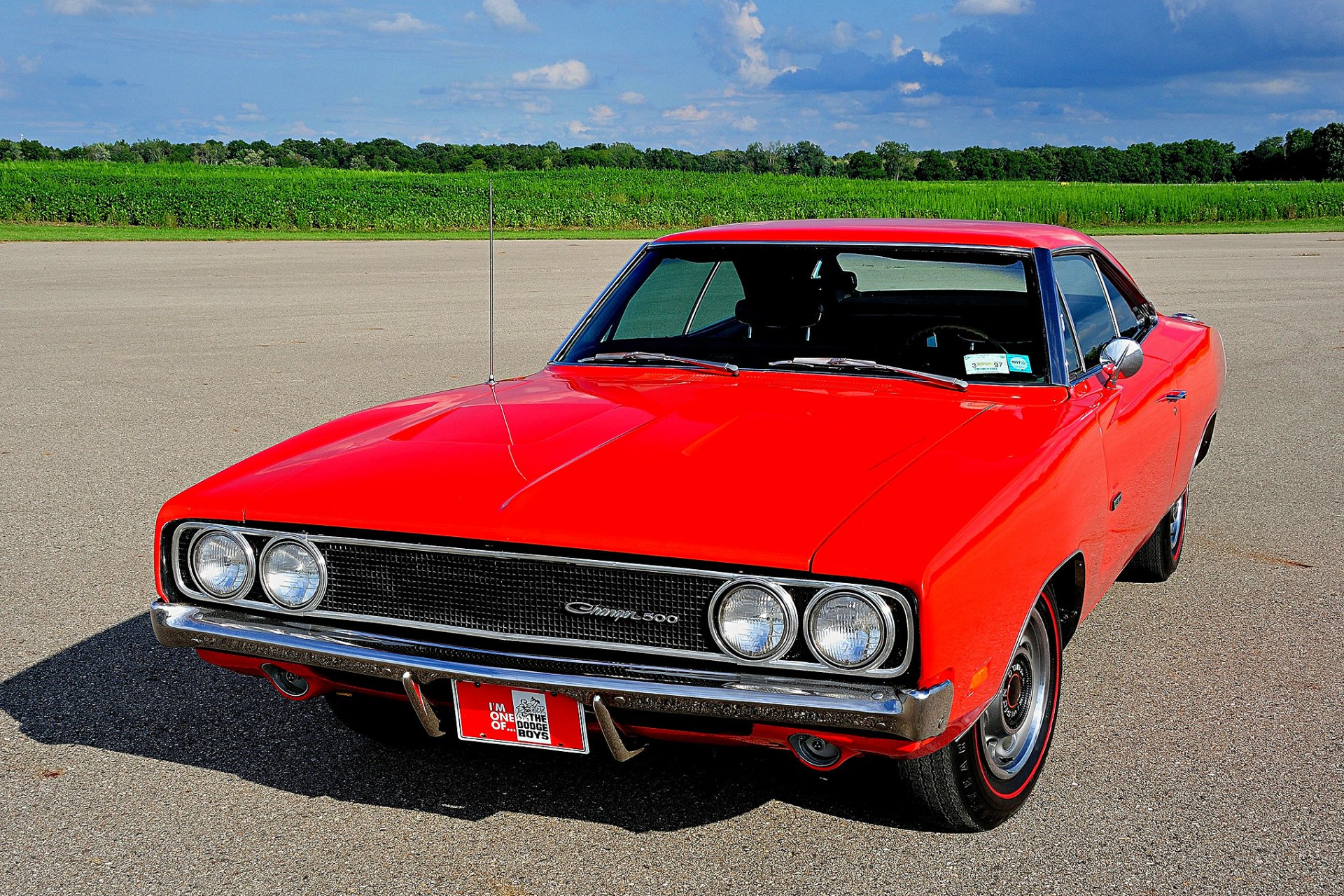 Download Mopar Muscle Car Vehicle Dodge Charger 500 HD Wallpaper