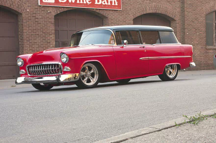 hot rod vehicle Chevrolet Two-Door Wagon HD Desktop Wallpaper | Background Image