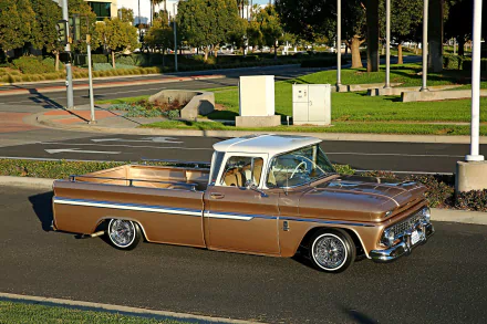 lowrider vehicle Chevrolet C10 HD Desktop Wallpaper | Background Image