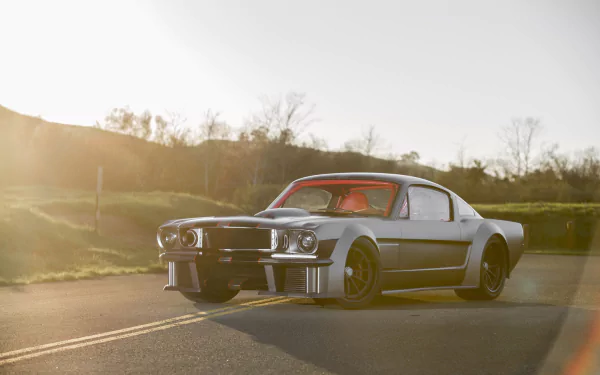 race car muscle car hot rod vehicle Ford Mustang Fastback HD Desktop Wallpaper | Background Image