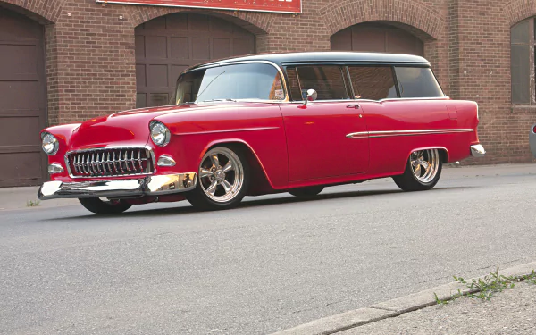 hot rod vehicle Chevrolet Two-Door Wagon HD Desktop Wallpaper | Background Image