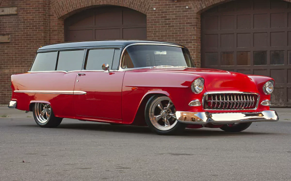 hot rod vehicle Chevrolet Two-Door Wagon HD Desktop Wallpaper | Background Image