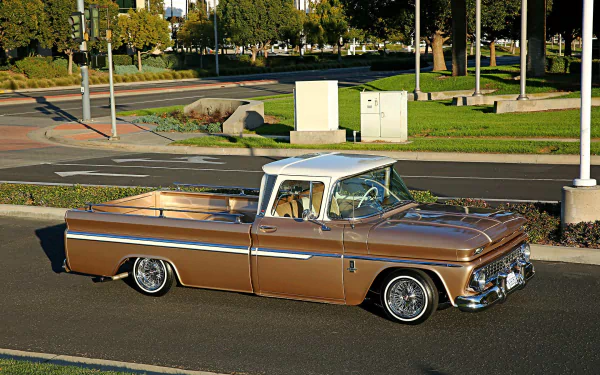 lowrider vehicle Chevrolet C10 HD Desktop Wallpaper | Background Image