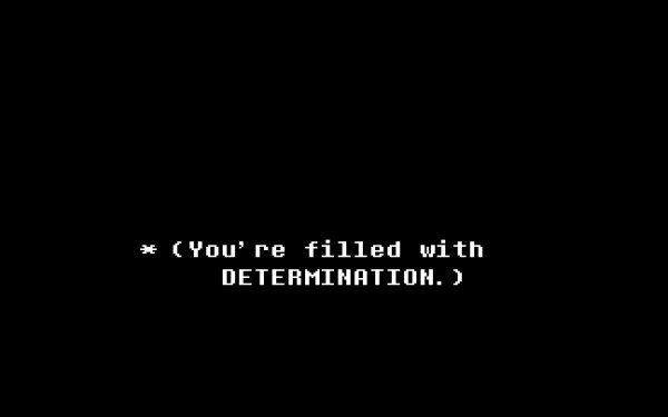 Video Game Undertale Black & White Quote Inspirational HD Wallpaper | Background Image