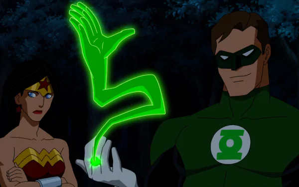 Green Lantern Hal Jordan Wonder Woman movie Justice League: Doom HD Desktop Wallpaper | Background Image