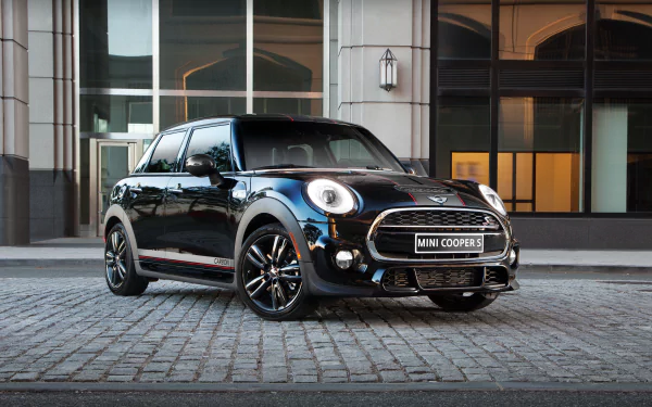 compact car car black car Mini vehicle Mini Cooper HD Desktop Wallpaper | Background Image