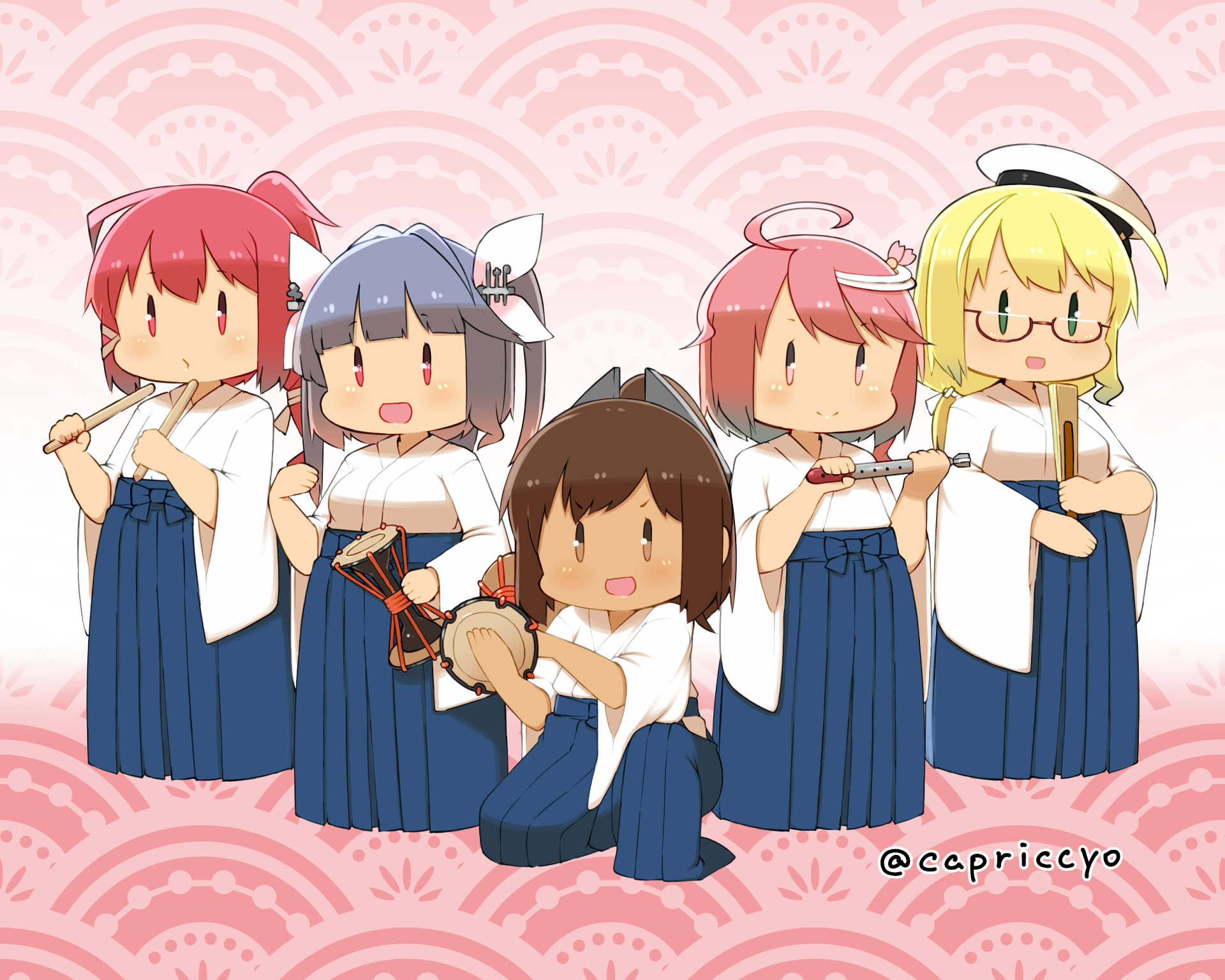 Download I-168 (Kancolle) I-19 (Kancolle) I-401 (Kancolle) I-58 (Kancolle) I-8 (Kancolle) Anime Kantai Collection HD Wallpaper