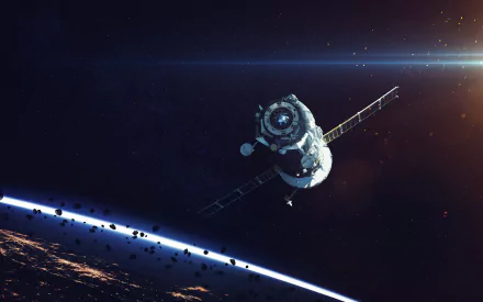 Sci Fi satellite HD Desktop Wallpaper | Background Image