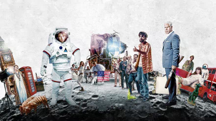 astronaut movie Moonwalkers HD Desktop Wallpaper | Background Image