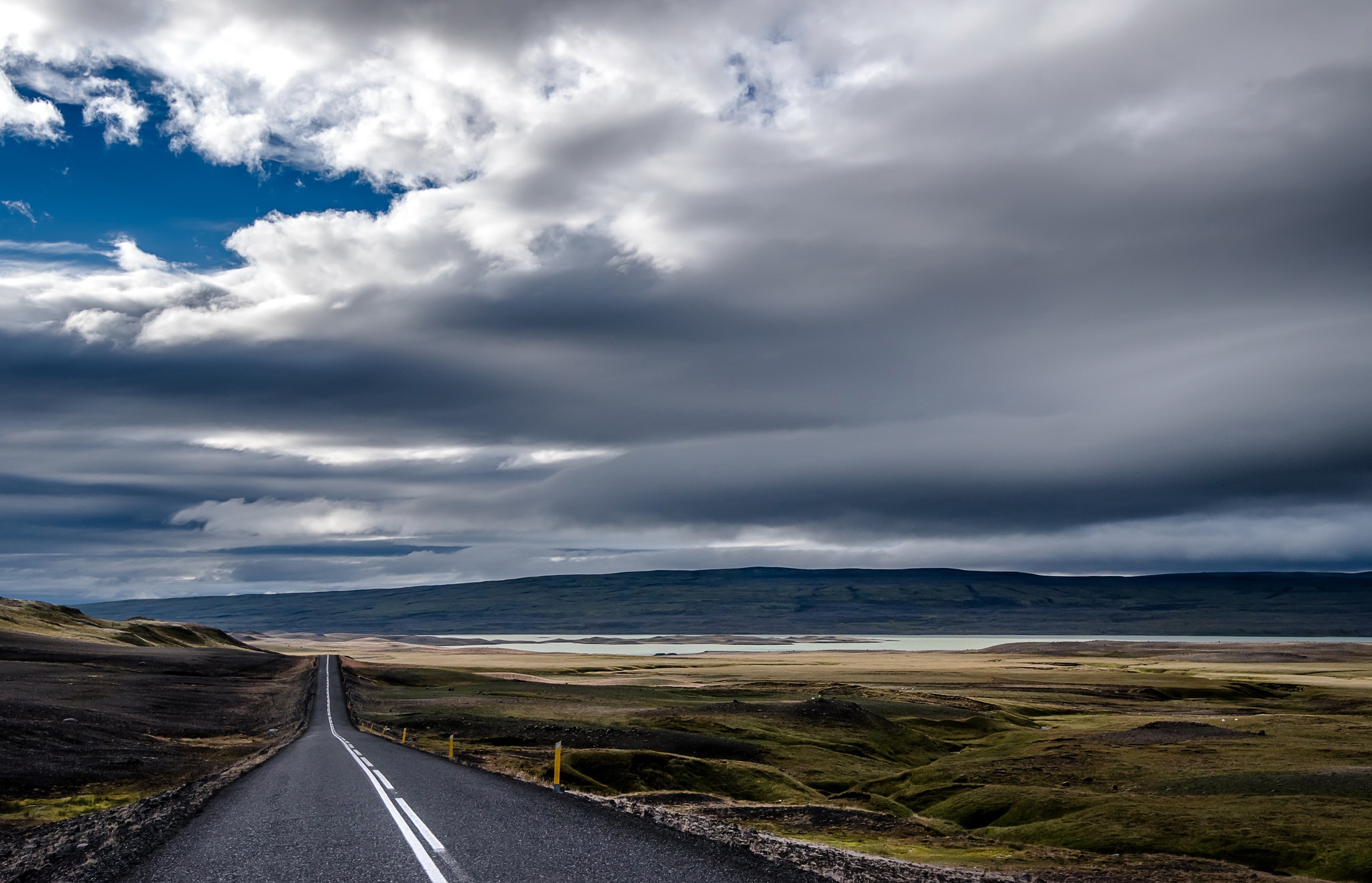 Download Cloud Landscape Nature Man Made Road HD Wallpaper