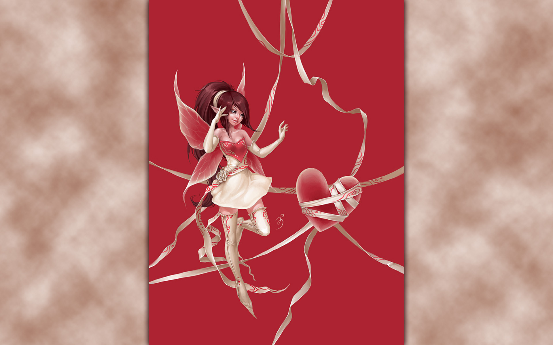 Download Valentine's Day Fantasy Fairy HD Wallpaper by Anna Ignatieva