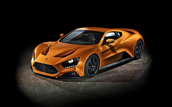 Vehicles Zenvo ST1 Zenvo Car Orange Car Supercar HD Wallpaper | Background Image
