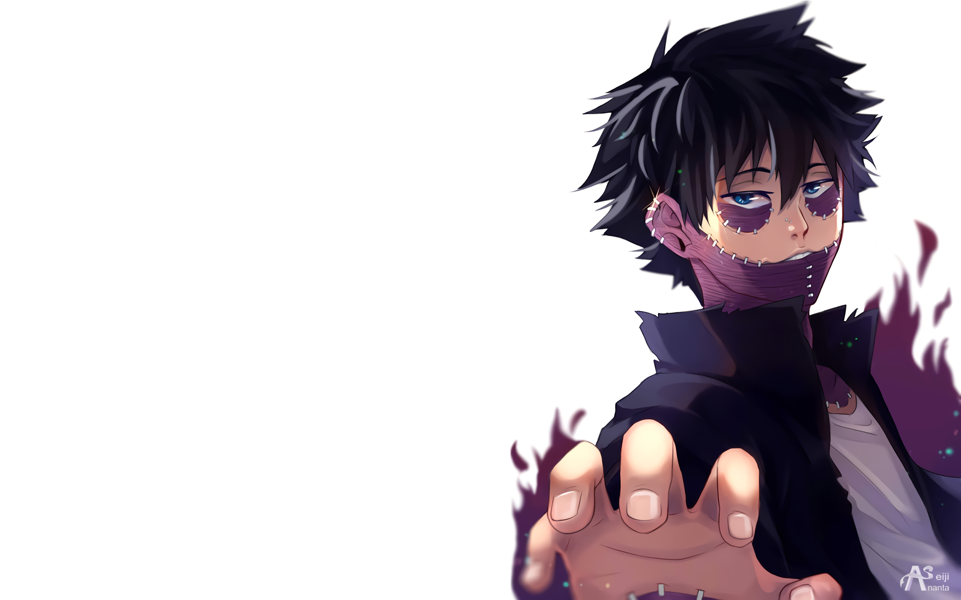 2880x900px, free download, HD wallpaper: anime, anime boys, Boku no hero,  Dabi