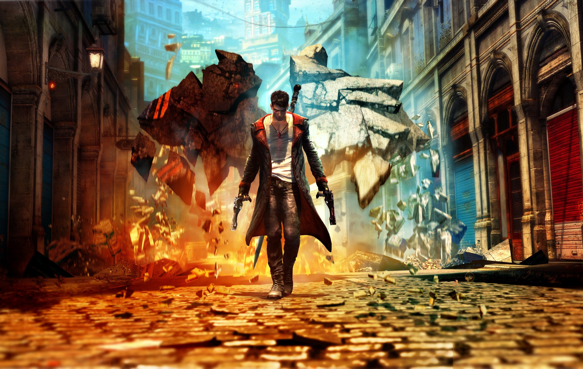 DMC Devil may cry 2 game special wallpaper by me by Hatredboy on