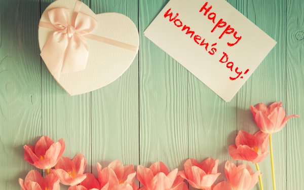 Holiday Women's Day Gift Flower Pink Flower HD Wallpaper | Background Image