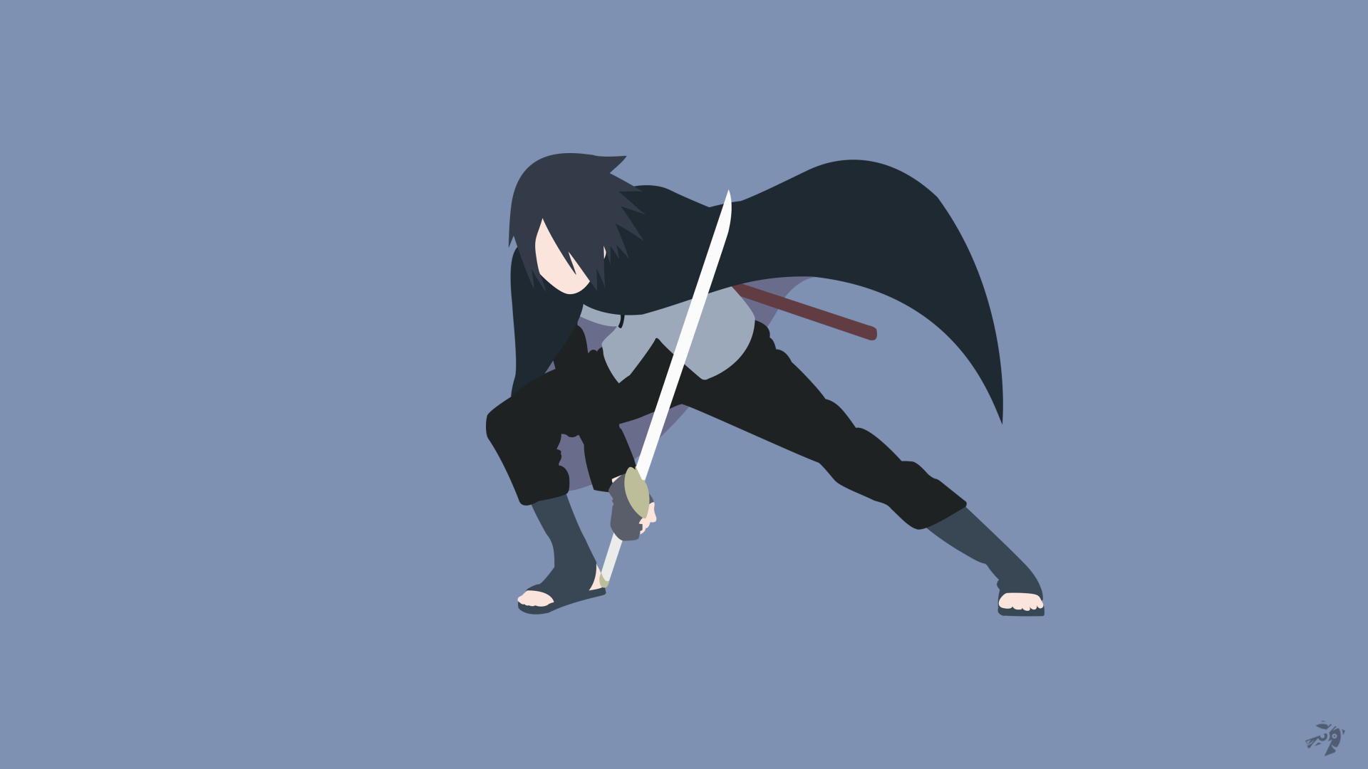 Dynamic Sasuke Uchiha 4K Ultra HD Wallpaper - Anime Icon from Boruto