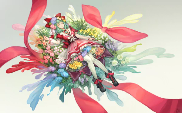 Hina Kagiyama Anime Touhou HD Desktop Wallpaper | Background Image